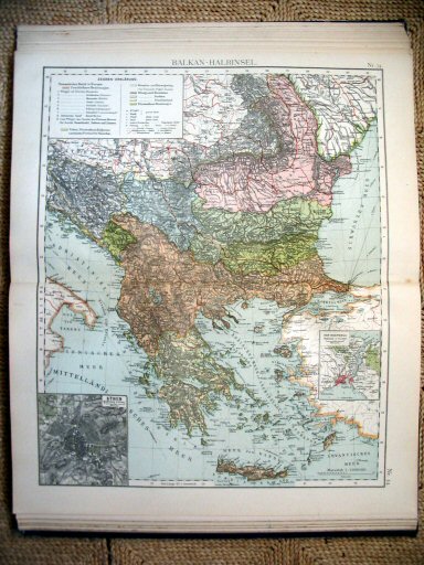 Universal-Atlas, Dr. A. Berg (ca.&nbsp;1906)
34. Balkan / Balkans
