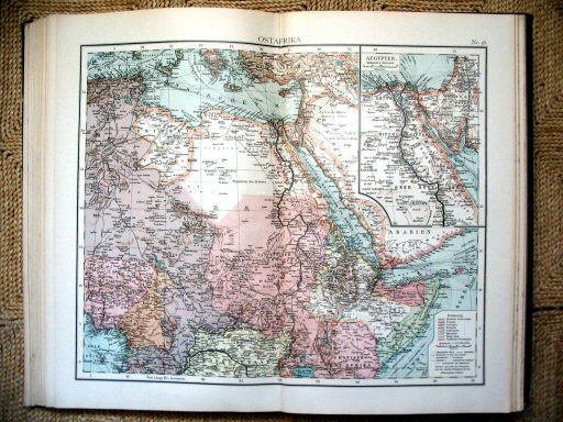 Universal-Hand-Atlas, Dr. A. Berg (ca.&nbsp;1906)
38. Oost-Afrika / East Africa