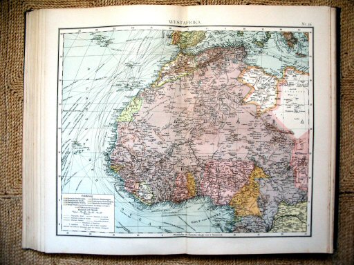 Universal-Hand-Atlas, Dr. A. Berg (ca.&nbsp;1906)
39. West-Afrika / West Africa