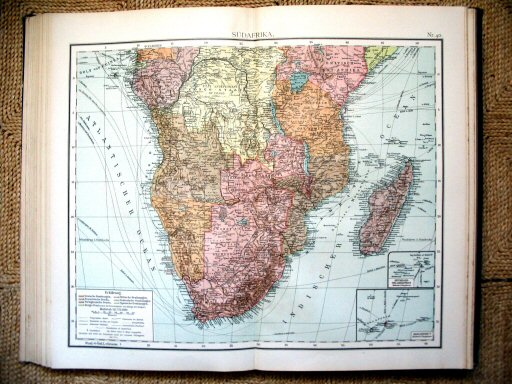 Universal-Hand-Atlas, Dr. A. Berg (ca.&nbsp;1906)
40. Zuid-Afrika / South Africa