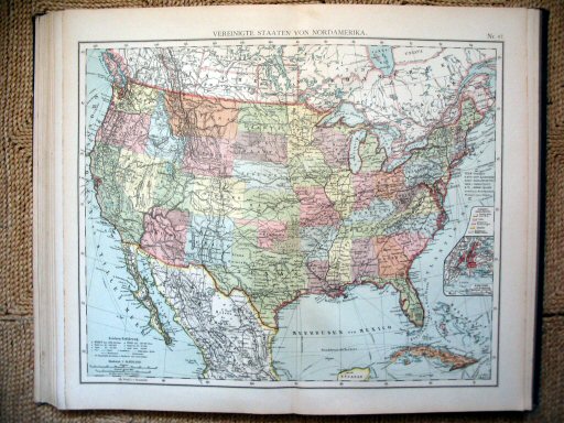 Universal-Atlas, Dr. A. Berg (ca.&nbsp;1906)
47. Verenigde Staten / United States