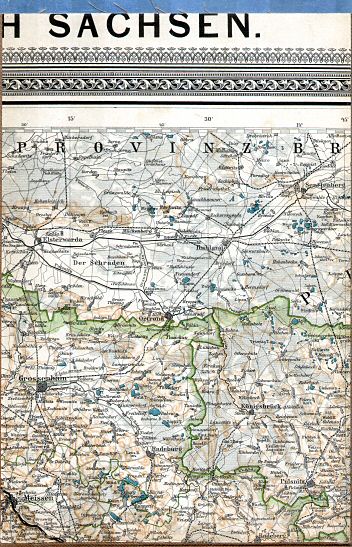 Carl Flemmings Generalkarte No. 19
Königreich Sachsen