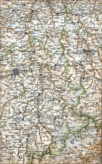 Carl Flemmings Generalkarte No. 19
Königreich Sachsen