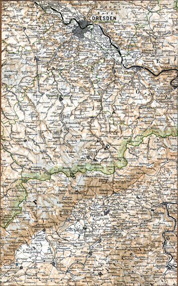 Carl Flemmings Generalkarte No. 19
Königreich Sachsen