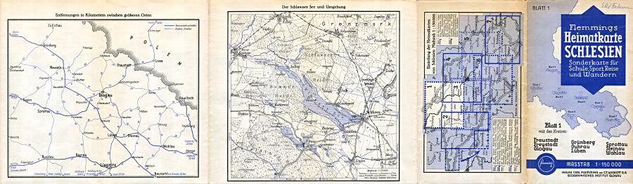 Flemmings Heimatkarte von Schlesien
Blatt 1. Glogau