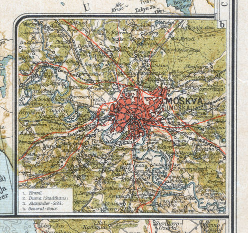 Flemmings Namentreue Länderkarte
1b. Moskva / Москва (Moskau)