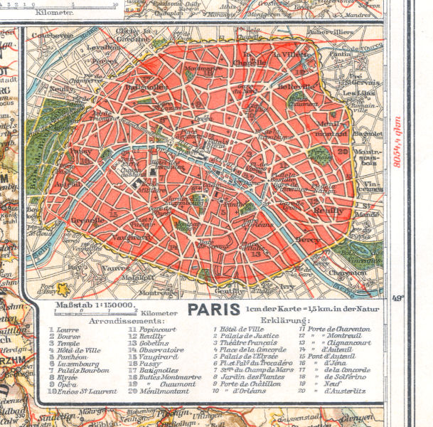 Flemmings Namentreue Länderkarte
2b. Paris