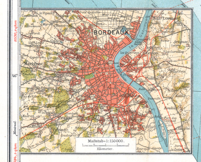 Flemmings Namentreue Länderkarte
2c. Bordeaux