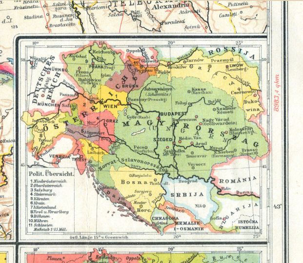 Flemmings Namentreue Länderkarte: Blatt 4
4d. Politische Übersicht
Staatkundige kaart / Political map