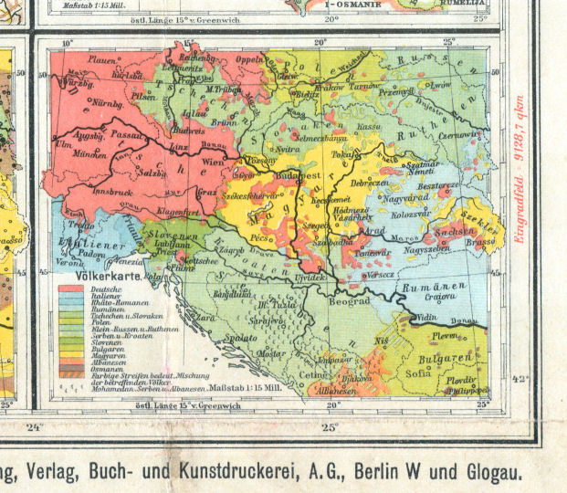 Flemmings Namentreue Länderkarte: Blatt 4
4f. Völkerkarte
Etnografische kaart / Ethnographical map