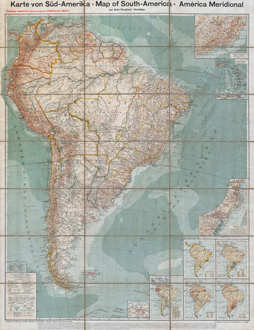 Flemmings Namentreue Länderkarte
6. Süd-Amerika