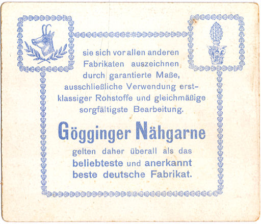 Flemmings Reklame-Atlas (ca. 1910)
Rückseite