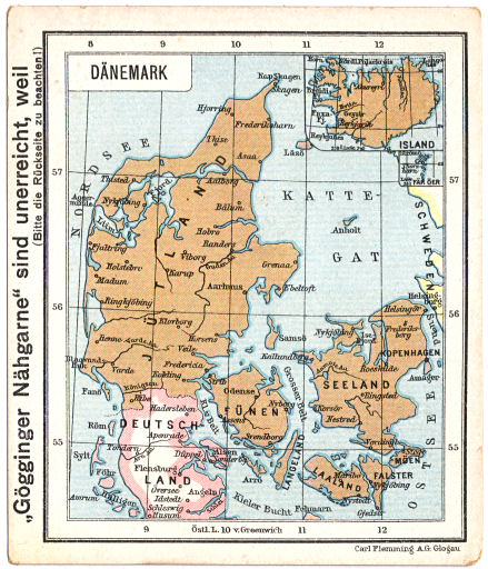 Flemmings Reklame-Atlas (ca. 1910)
(49) Dänemark