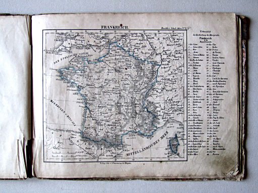 Handtke's Schul-Atlas (1841)
8. Frankreich