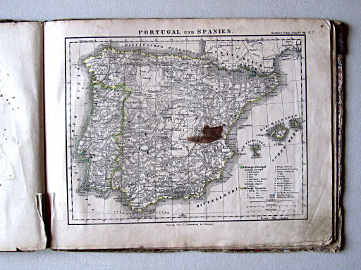 Handtke's Schul-Atlas (1841)
12. Portugal und Spanien