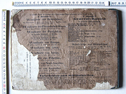 Handtke's Schul-Atlas (1851)
Achterkant band / Rear cover