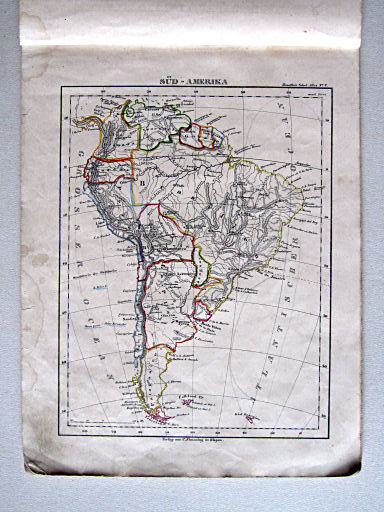 Handtke's Schul-Atlas (1851)
7. Süd-Amerika