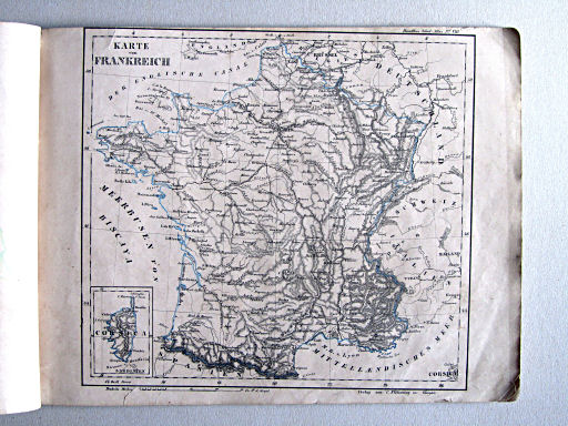 Handtke's Schul-Atlas (1851)
9. Karte von Frankreich