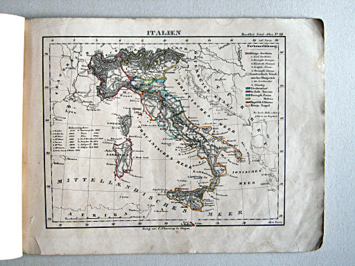 Handtke's Schul-Atlas (1851)
11. Italien