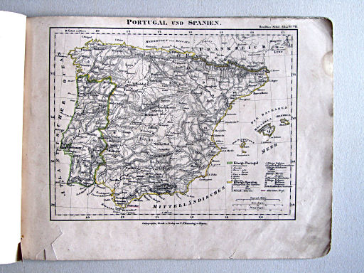Handtke's Schul-Atlas (1851)
13. Portugal und Spanien