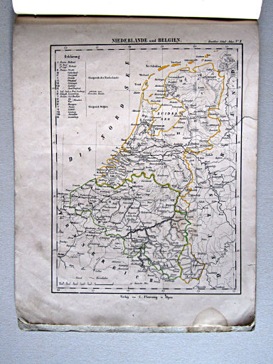Handtke's Schul-Atlas (1851)
17. Niederlande und Belgien