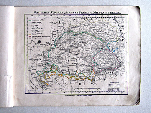 Handtke's Schul-Atlas (1851)
21. Galizien, Ungarn, Siebenbürgen u. Militairgrenze
