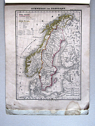 Handtke's Schul-Atlas (1851)
22. Schweden und Norwegen