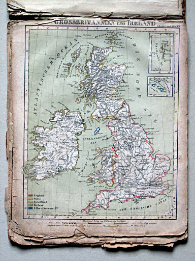 Handtke's Schul-Atlas, 1860
10. Grossbritannien und Ireland