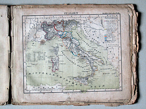 Handtke's Schul-Atlas, 1860
11. Italien
