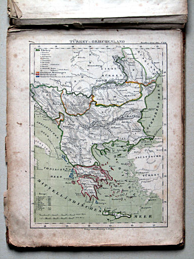 Handtke's Schul-Atlas, 1860
16. Türkey u. Griechenland