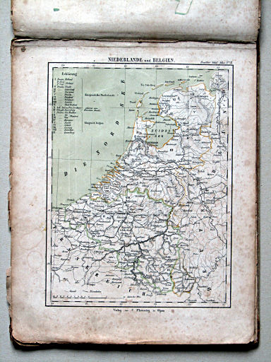 Handtke's Schul-Atlas, 1860
17. Niederlande und Belgien
