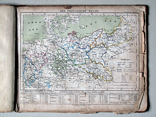 Handtke's Schul-Atlas, 1860
19. Der Preussische Staat