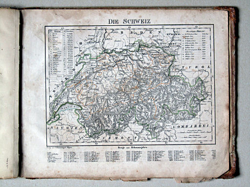 Handtke's Schul-Atlas, 1860
23. Die Schweiz