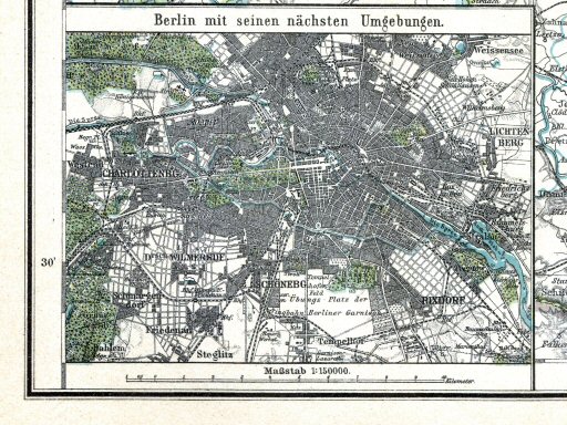Hand-Atlas Otto Herkt (ca.&nbsp;1910)
9a. Berlijn / Berlin