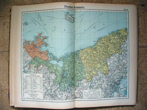 Hand-Atlas Otto Herkt (ca.&nbsp;1910)
10. Pommeren / Pomerania