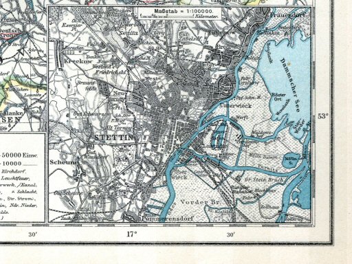 Hand-Atlas Otto Herkt (ca.&nbsp;1910)
10a. Stettin (Szczecin)