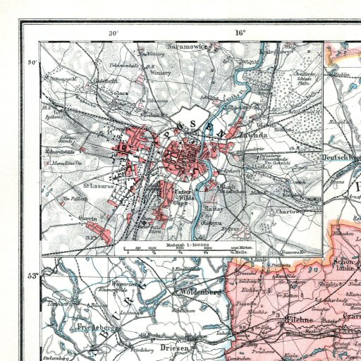 Hand-Atlas Otto Herkt (ca.&nbsp;1910)
11a. Posen (Poznań)