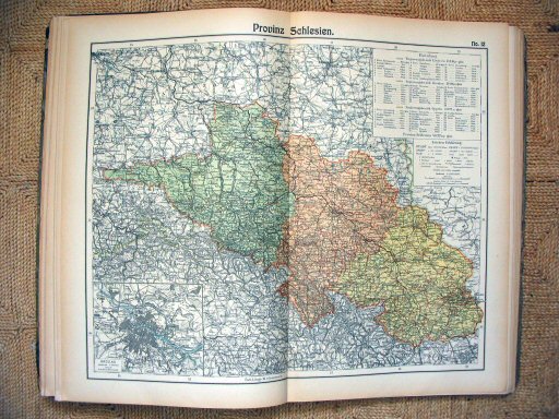 Hand-Atlas Otto Herkt (ca.&nbsp;1910)
12. Silezië / Silesia