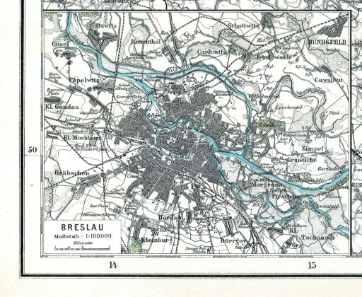 Hand-Atlas Otto Herkt (ca.&nbsp;1910)
12a. Breslau (Wrocław)