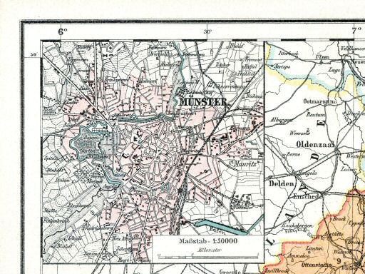 Hand-Atlas Otto Herkt (ca.&nbsp;1910)
14a. Münster