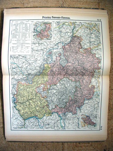 Hand-Atlas Otto Herkt (ca.&nbsp;1910)
16. Hessen-Nassau / Hesse-Nassau