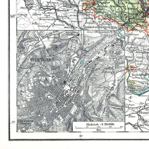 Hand-Atlas Otto Herkt (ca.&nbsp;1910)
20a. Stuttgart
