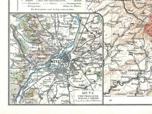 Hand-Atlas Otto Herkt (ca.&nbsp;1910)
21a. Metz