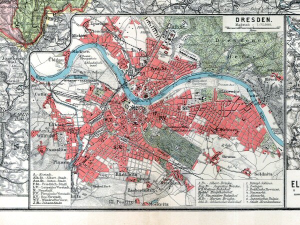 Hand-Atlas Otto Herkt (ca.&nbsp;1910)
22b. Dresden
