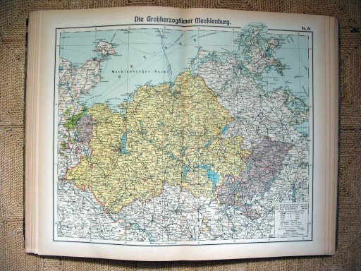 Hand-Atlas Otto Herkt (ca.&nbsp;1910)
24. Mecklenburg