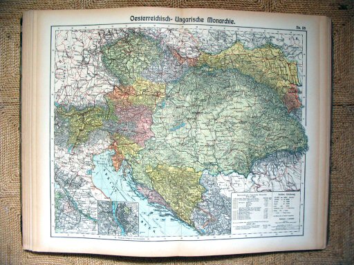 Hand-Atlas Otto Herkt (ca.&nbsp;1910)
28. Oostenrijk-Hongarije / Austria Hungary