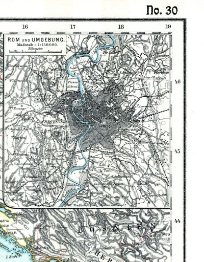 Hand-Atlas Otto Herkt (ca.&nbsp;1910)
30a. Rome