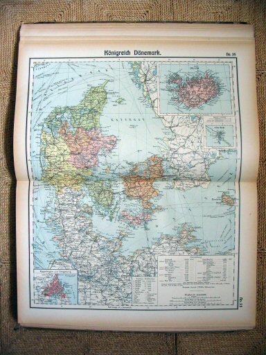 Hand-Atlas Otto Herkt (ca.&nbsp;1910)
35. Denemarken / Denmark