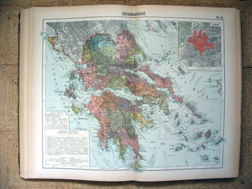 Hand-Atlas Otto Herkt (ca.&nbsp;1910)
38. Griekenland / Greece