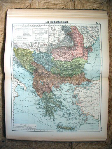 Hand-Atlas Otto Herkt (ca.&nbsp;1910)
39. Balkan / Balkans